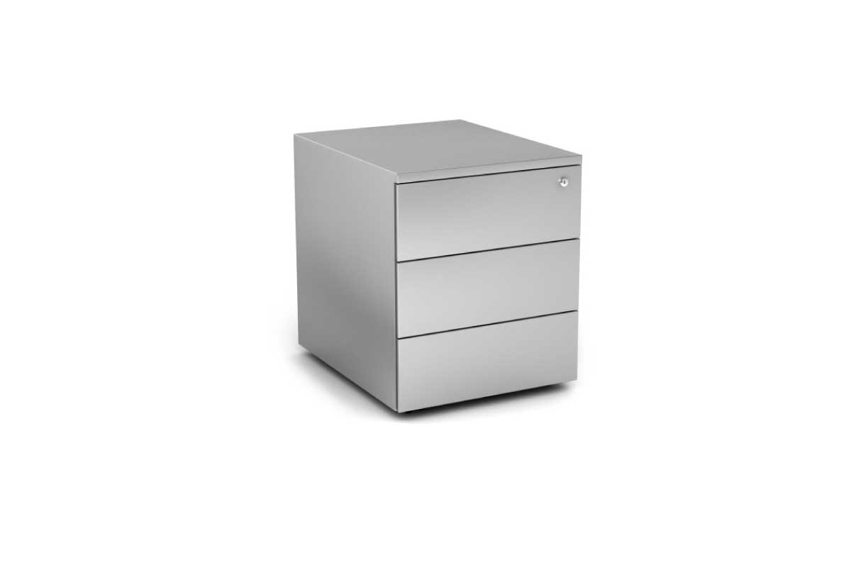 Encase-2 metal pedestal with 3 drawers