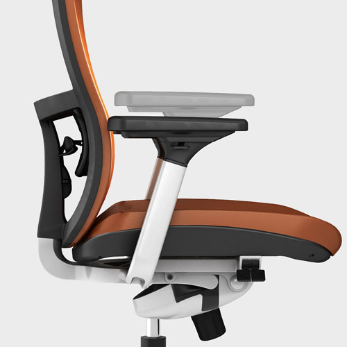 soul office chair armrest height movement