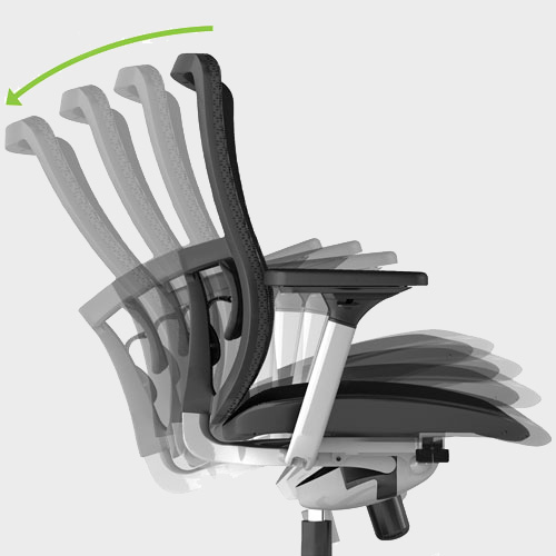 Soul office chair armrest tilt-locking motion