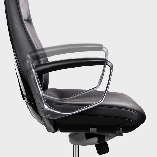 liven office chair armrest adjustment