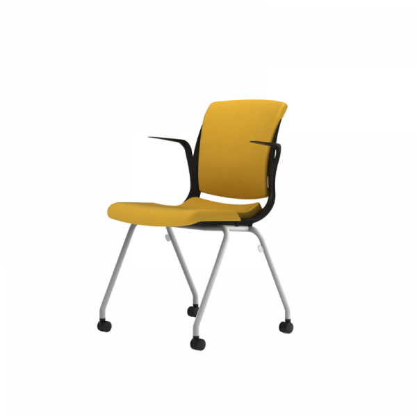 myko training chair in yellow fabrics