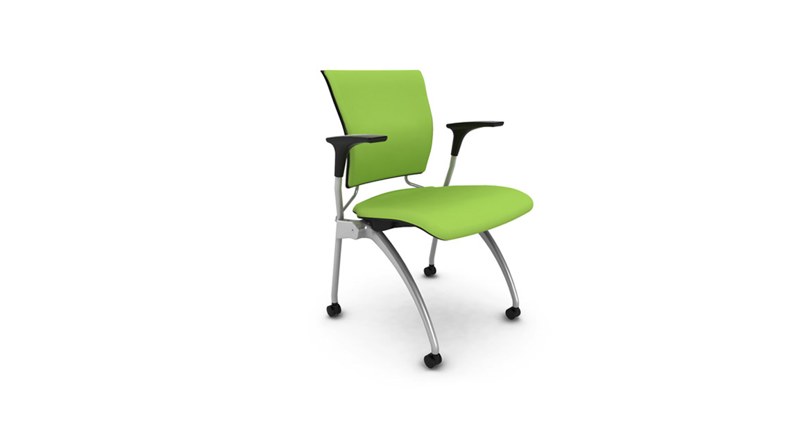 kleiber flex chair in green fabric