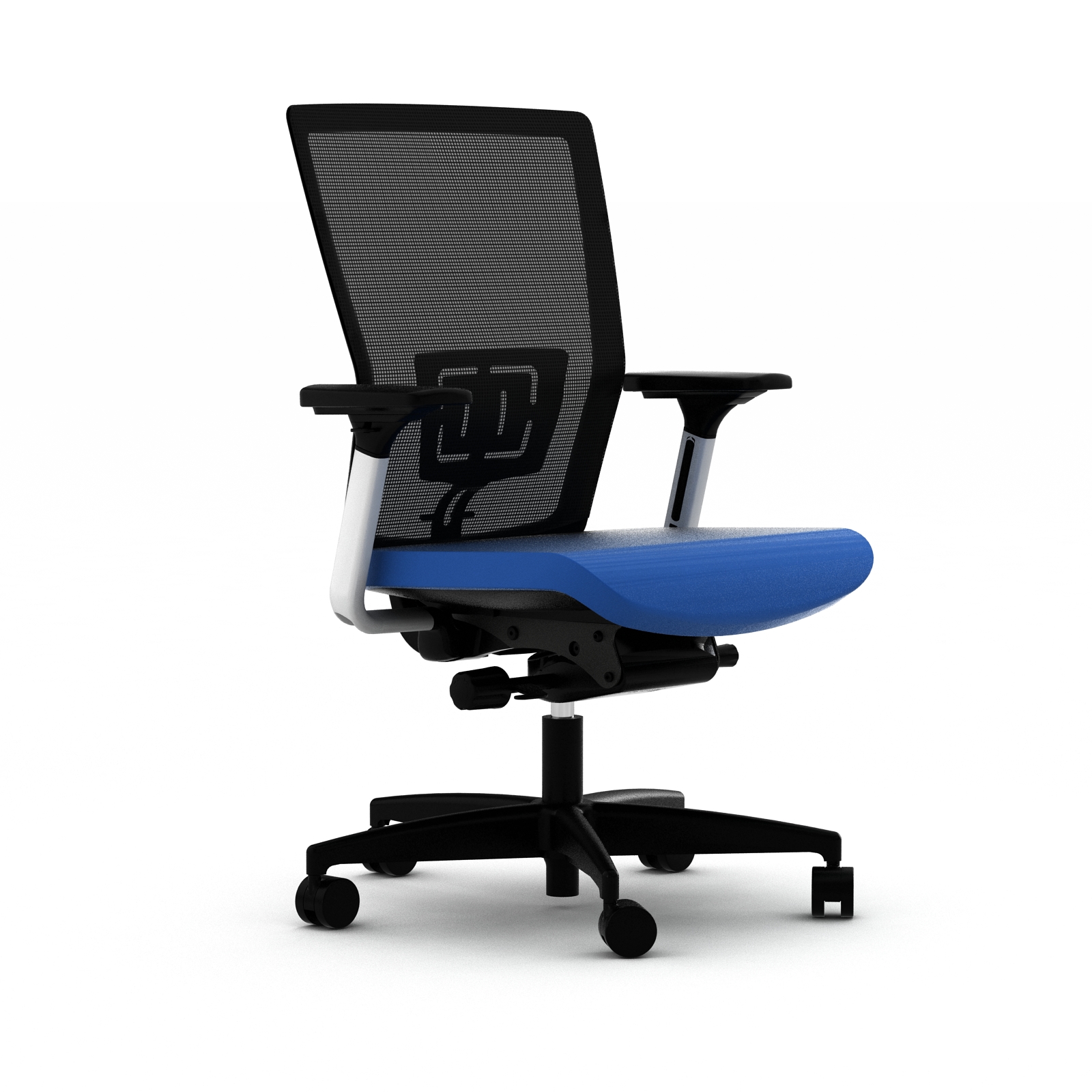 Presav2 office chair in blue seat with MC mechanism