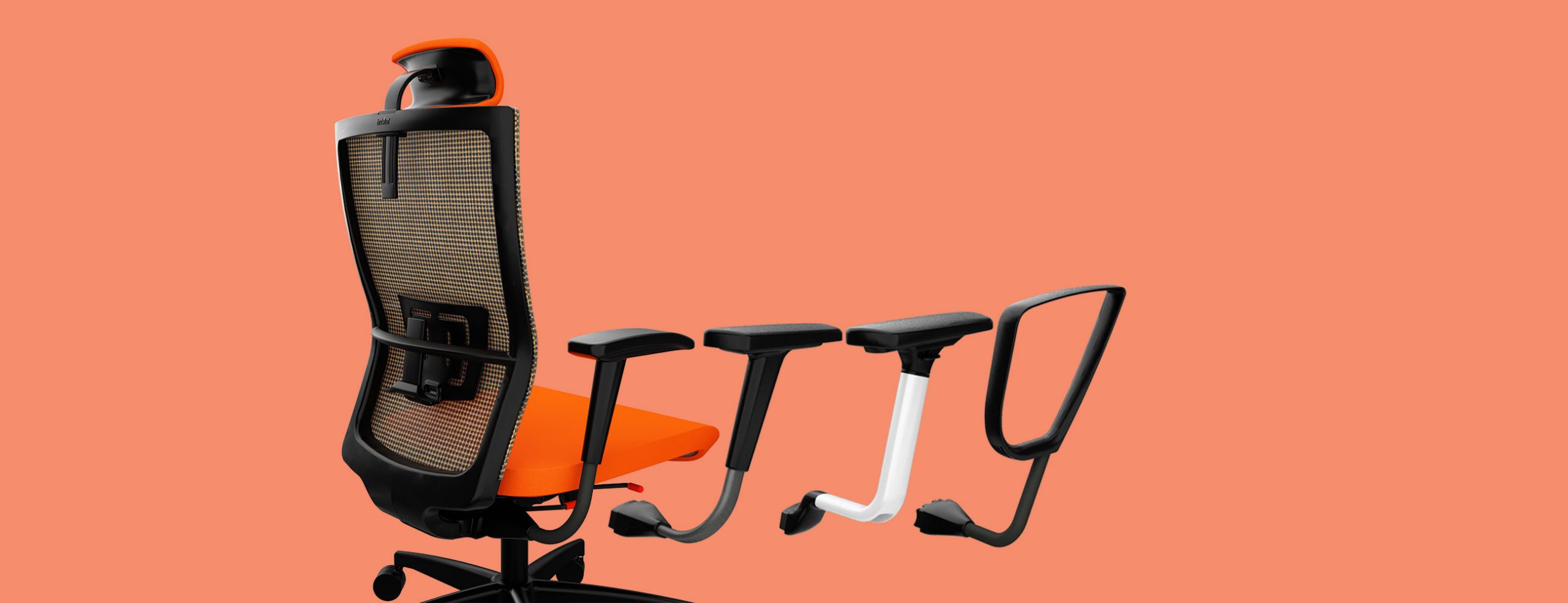 saya office chair with different armrests