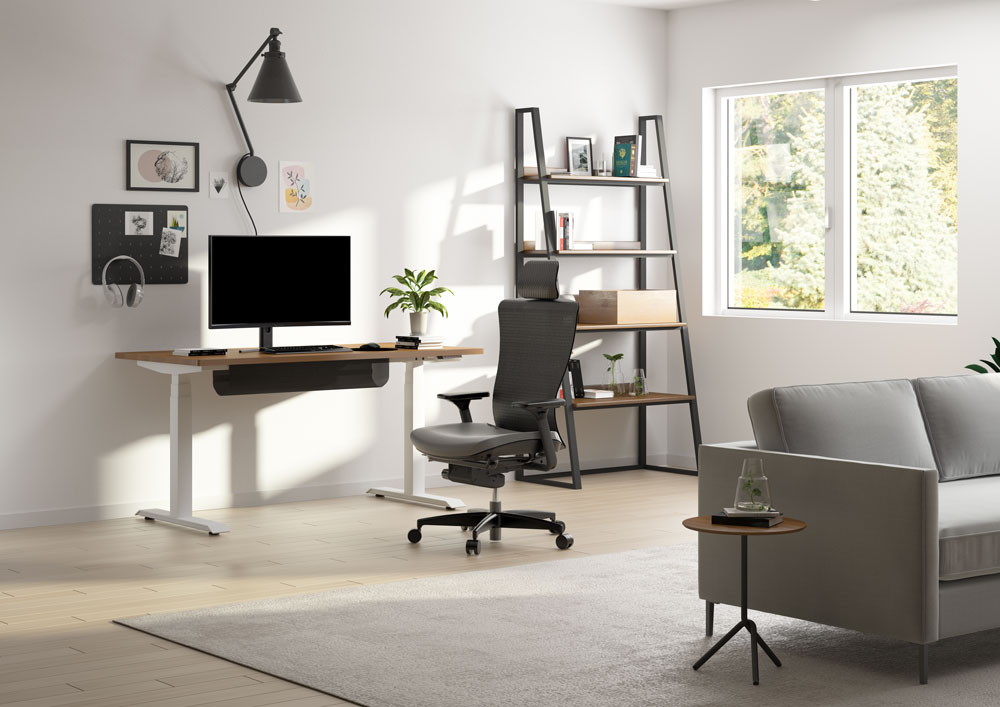 Soul v2 chair with a Vertigo EZ table in a home office