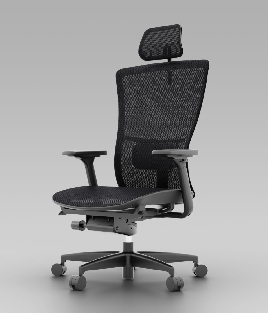 A Soul v2 office chair in light grey background