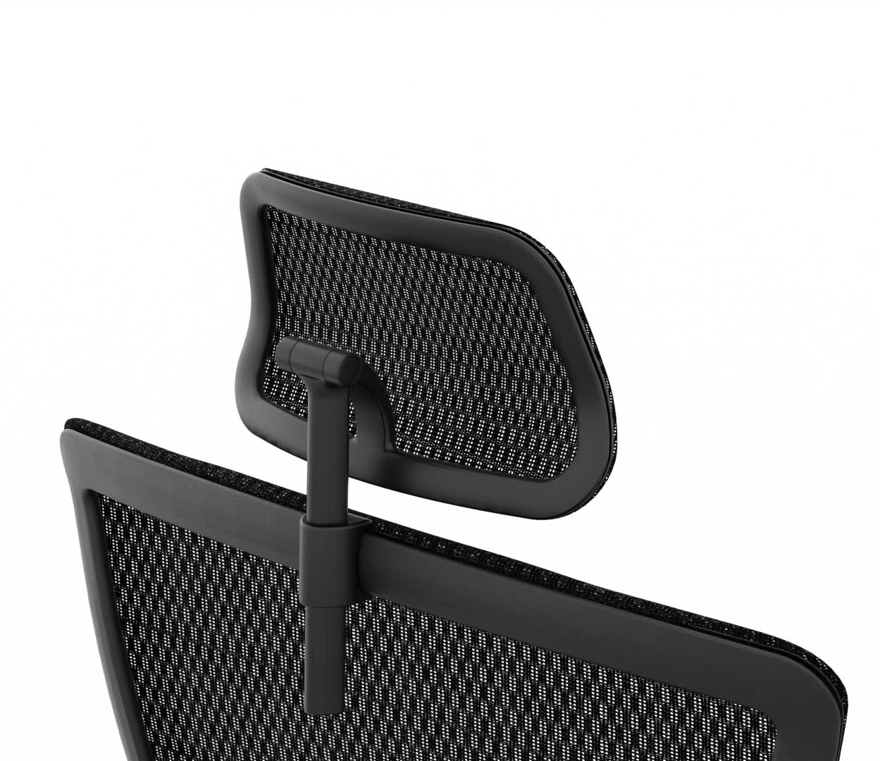 closeup of the soul v2 chair headrest