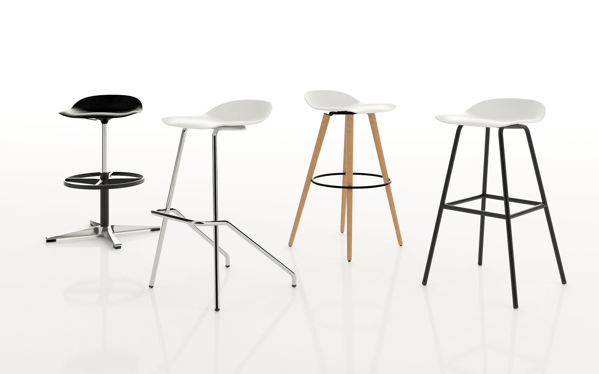 bira high stool in four variations